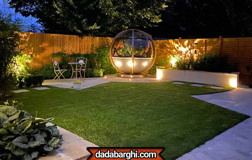 نورپردازی باغ