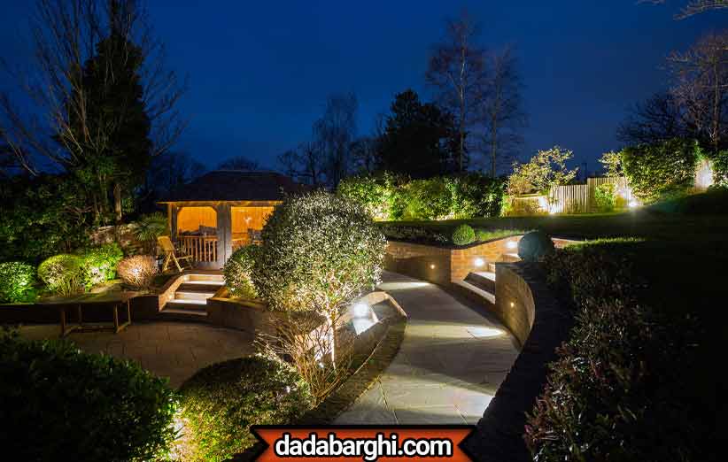 نورپردازی باغ