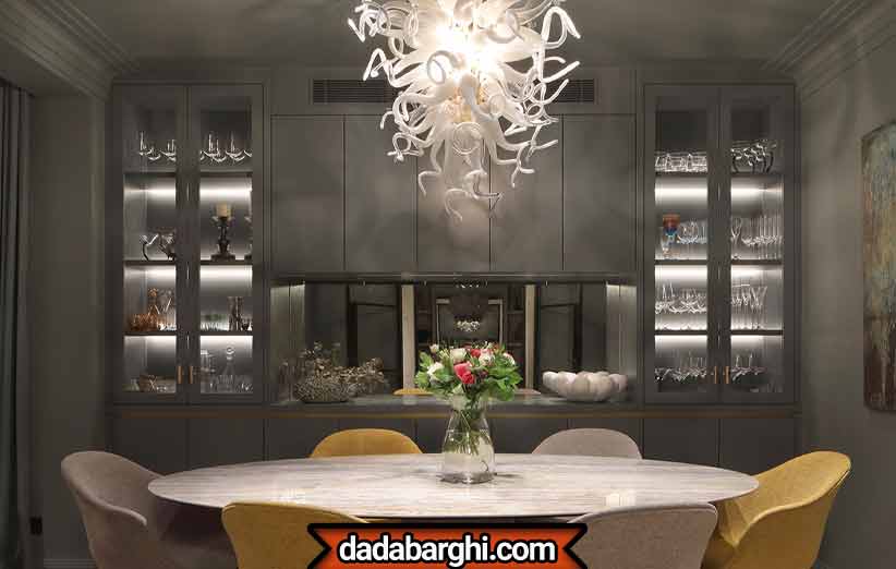 نورپردازی اتاق غذاخوری