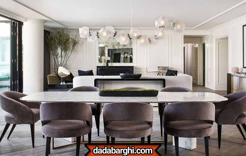 نورپردازی اتاق غذاخوری