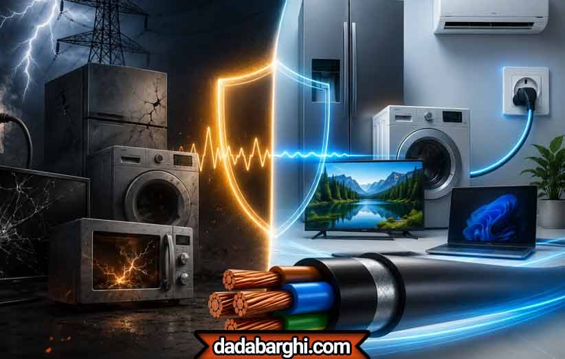 داغ شدن سیم و کابل برق